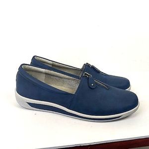 Cliffs By White Mountain "Claudie" Blue/White Fashion Sneaker (9.5 M)